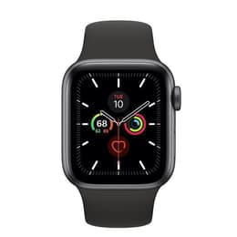 Apple Watch (Series 5) 2019 GPS 40 mm - Aluminium Spacegrijs - Sportbandje Zwart
