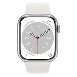 Apple Watch Series 8 (2022) GPS + Cellular 45 mm - Aluminium Zilver