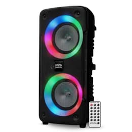 Enceinte Sonorisation Autonome sur batterie à LED - Pickering PANTHER P26 - 300W, Bluetooth USB SD, 4 modes Equaliseurs, Téléco Speaker Bluetooth - Zwart