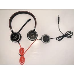 Evolve 40 MS Stereo geluidsdemper Hoofdtelefoon - bedraad microfoon Zwart