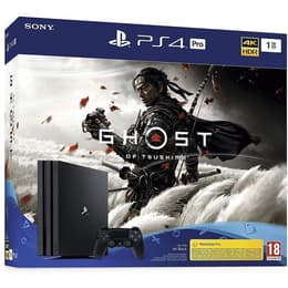 PlayStation 4 Pro 1000GB - Zwart + Ghost of Tsushima