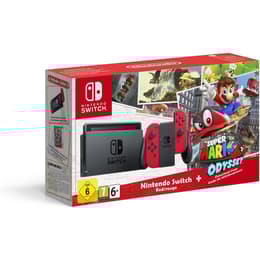 Switch 32GB - Rood - Limited edition Super Mario Odyssey + Super Mario Odyssey