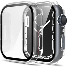 Hoesje Apple Watch Series 7 - 45 mm - Kunststof - Transparant