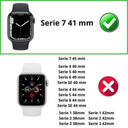 Hoesje Apple Watch Series 7 - 41 mm - Kunststof - Transparant