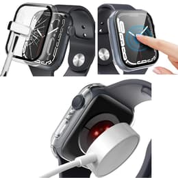 Hoesje Apple Watch Series 7 - 41 mm - Kunststof - Transparant