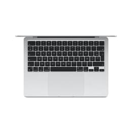 MacBook Air 15" (2024) - Apple M3 met 8‑core CPU en 10-core GPU - 8GB RAM - SSD 256GB - Standaarddisplay - AZERTY - Frans
