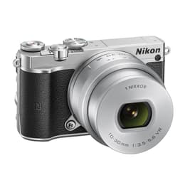 Compact Nikon 1 J5 - Zilver/Zwart + Lens Nikkor 10-30mm f/3.5-5.6VR