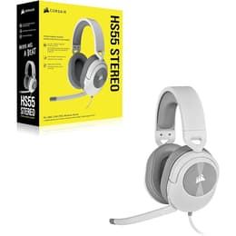 HS55 geluidsdemper gaming Hoofdtelefoon - bedraad microfoon Wit