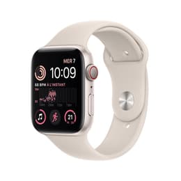 Apple Watch (Series SE) 2022 GPS 40 mm - Aluminium Sterrenlicht - Sportbandje Sterrenlicht