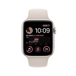 Apple Watch Series SE 2 (2022) GPS 40 mm - Aluminium Sterrenlicht - Sportbandje Sterrenlicht