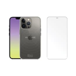 Back Market Hoesje iPhone 13 Pro Max en beschermend scherm - GRS 4.0 Gerecycled plastic - Transparant
