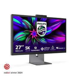 27-inch Philips 27E3U7903/00 5120 x 2880 LED Beeldscherm Grijs