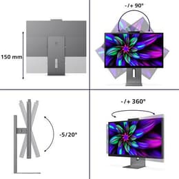 27-inch Philips 27E3U7903/00 5120 x 2880 LED Beeldscherm Grijs