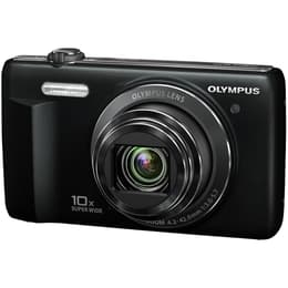 Compactcamera - Olympus VR-340 Zwart + Lens Olympus Wide Optical Zoom Lens 4,2-42,0mm f/3.0-5.7