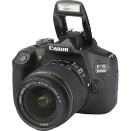 Spiegelreflexcamera - Canon EOS 2000D Zwart + Lens Canon Tamron 18-200mm F/3.5-6.3