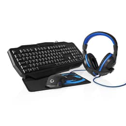 Nedis Toetsenbord QWERTY Spaans Verlicht GCK41100BKES