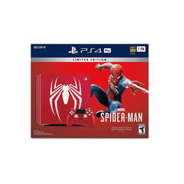PlayStation 4 Pro 1000GB - Rood - Limited edition Spiderman + Marvel’s Spider-Man