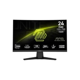 24-inch MSI MAG244C 1920 x 1080 LED Beeldscherm Zwart