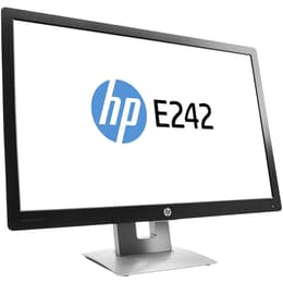 24-inch HP EliteDisplay E242 1920 x 1200 LED Beeldscherm Zwart