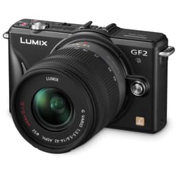 Lumix DMC-GF2 - Zwart + Panasonic Lumix G Vario 14-42mm f/3.5-5.6 MEGA O.I.S f/3.5-5.6
