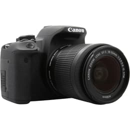 Spiegelreflexcamera EOS 700D - Zwart + Canon EF-S 18-55mm f/3.5-5.6 IS STM + EF-S 55-250mm f/4-5.6 IS STM f/3.5-5.6 + f/4-5.6
