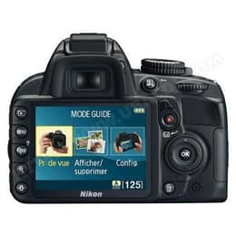 Reflex D3100 - Zwart + Nikon AF-S DX Nikkor 18-55 mm f/3.5-5.6G VR f/3.5-5.6G