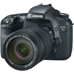 Reflex EOS 7D - Zwart + Canon EF-S 18-135mm F3.5-5.6 IS STM f/3.5-5.6