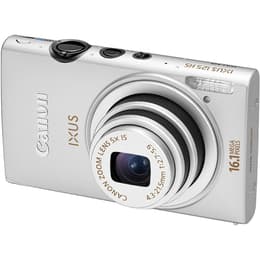 Compactcamera Ixus 125 HS - Grijs + Canon Zoom Lens 5x IS 4.3-21.5mm f/2.7-5.9 f/2.7-5.9