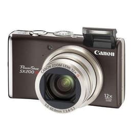 Compactcamera PowerShot SX200 IS - Bruin + Canon Canon Zoom Lens 28-336 mm f/3.4-5.3 f/3.4-5.3
