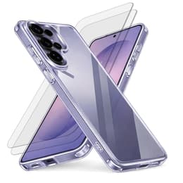 Hoesje Galaxy S26 Ultra en 2 beschermende schermen - TPU - Transparant