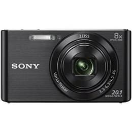 Compactcamera DSC-W830 - Zwart + Sony Zeiss Vario-Tessar 4,5-36mm f/3.3-6.3 f/3.3-6.3