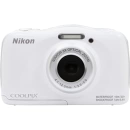 Compactcamera Coolpix W100 - Wit + Nikon Nikkor 3x Optical Zoom 30-90mm f/3.3-5.9 f/3.3-5.9
