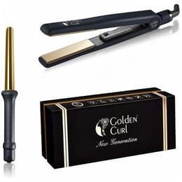Golden Curl The Double Gold Set Duo - Zwart Stijltang