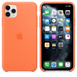 Apple Folio Hoesje iPhone 11 Pro Max Folio Hoesje - Silicone Oranje