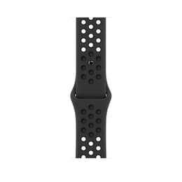 Apple Watch Series 7 (2021) GPS + Cellular 41 mm - Aluminium Midnight - Sportbandje Zwart