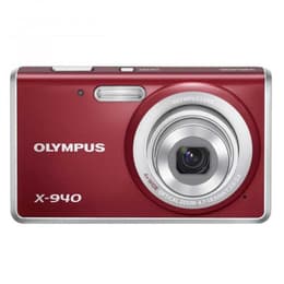 Compactcamera Digital X-940 - Rood + Olympus Olympus Lens 4x Wide Optical Zoom 26-105 mm f/2.6-5.9 f/2.6-5.9