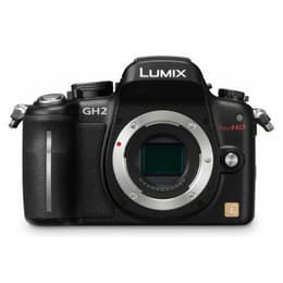 Hybride camera Panasonic Lumix DMC-GH2 - Zwart + Lens Panasonic Lumix G Vario 45-200mm F4-5.6 OIS