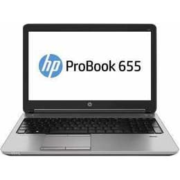 HP ProBook 655 G1 15" A10 2.3 GHz - SSD 512 GB - 8GB QWERTY - Engels