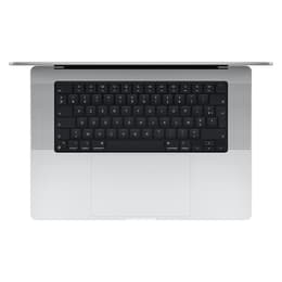 MacBook Pro 16" (2021) - Apple M1 Pro met 10‑core CPU en 16-core GPU - 16GB RAM - SSD 1000GB - Standaarddisplay - QWERTY - Engels