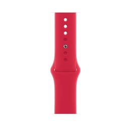 Apple Watch Series 8 (2022) GPS + Cellular 41 mm - Aluminium Rood - Sportbandje Rood