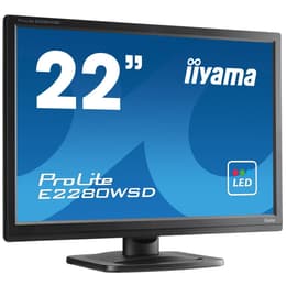 22-inch Iiyama ProLite E2280WSD 1680 x 1050 LCD Beeldscherm Zwart