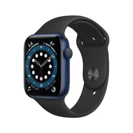 Apple Watch Series 6 (2020) GPS 40 mm - Aluminium Blauw - Sportbandje Zwart