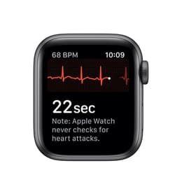Apple Watch Series 5 (2019) - (band niet inbegrepen) - GPS 44 mm - Spacegrijs Aluminium