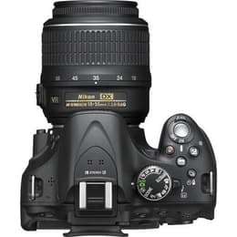 Reflex D5200 - Zwart + Nikon AF-S DX Nikkor 18-55mm f/3.5-5.6G VR f/3.5-5.6