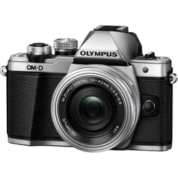 Hybride camera OM-D E-M10 - Zwart/Zilver + Olympus M.Zuiko Digital ED EZ f/3.5-5.6