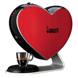 Espresso met capsules Compatibele Nespresso Bialetti CUORE CF 80 R 0,6000L - Rood/Zwart