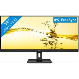 34-inch Aoc Q34E2A 2560 x 1080 LCD Beeldscherm Zwart