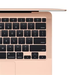 MacBook Air 13" (2020) - Apple M1 met 8‑core CPU en 8-core GPU - 8GB RAM - SSD 512GB - QWERTY - Engels