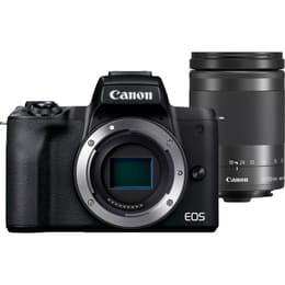EOS M50 Mark II - Zwart + Canon EF-M 15-45mm f/3.5-6.3 IS STM f/3.5-5.6