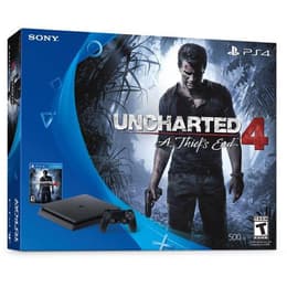 PlayStation 4 Slim 500GB - Zwart + Uncharted 4